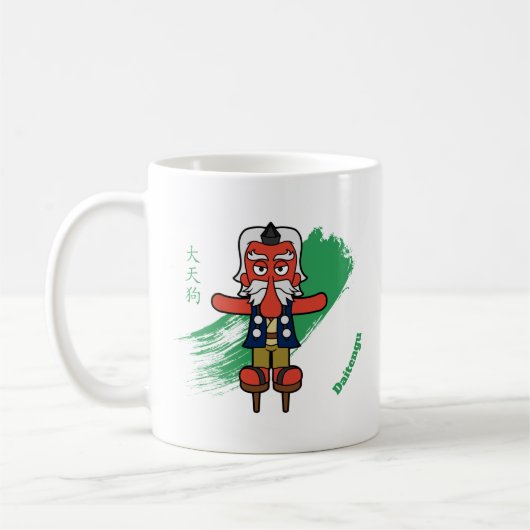 Geweldige Tengu Yokai Koffiemok (Links)