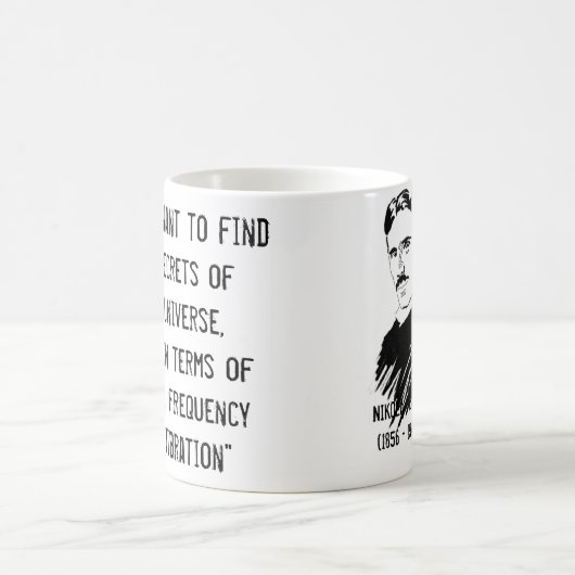 Geweldige Tesla - Wetenschapscitaat koffie / thee  Koffiemok (Center)