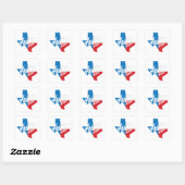 Geweldige Texas II Vierkante Sticker (Vel)
