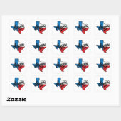Geweldige Texas Vierkante Sticker (Vel)
