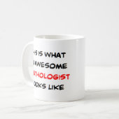 geweldige theutholoog koffiemok (Voorkant links)
