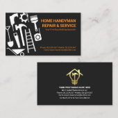 Geweldige Thuisreparaties met handymantools Visitekaartje (Voorkant / Achterkant)