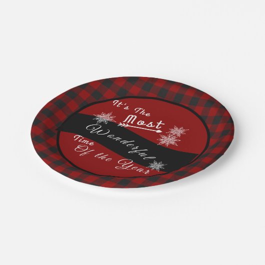 Geweldige tijd papieren bordje (Gekanteld)