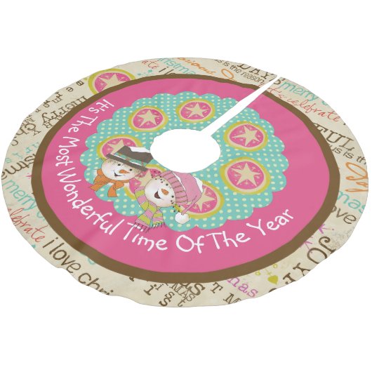 Geweldige tijd van de jaarlijkse vakantieboomrok kerstboom rok (Gekanteld)