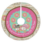 Geweldige tijd van de jaarlijkse vakantieboomrok kerstboom rok (Voorkant)