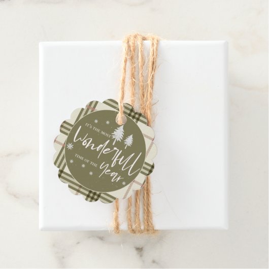 Geweldige tijd van de kerst van de klap bedankjes labels (In situ)