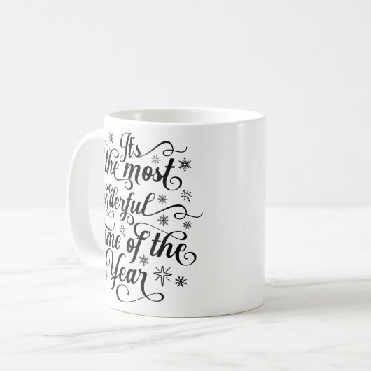 Geweldige tijd van de kerstcadeauMok van het jaar Koffiemok (Voorkant links)