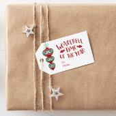 Geweldige tijd van het jaar naar/van het Label van Cadeaulabel