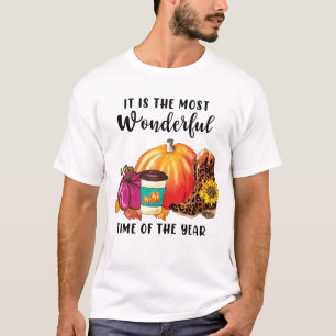 Geweldige tijd van het najaar van het pompoencitaa t-shirt