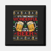 Geweldige tijd voor een beer met een lelijke kerst magneet (Voorkant)