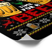 Geweldige tijd voor een beer met een lelijke kerst poster (Hoek)