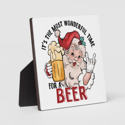 Geweldige tijd voor een bier fotoplaat (Voorkant)