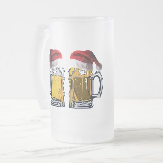 Geweldige tijd voor een bier matglas bierpul (Voorkant links)