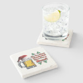 Geweldige tijd voor een bier stenen onderzetter (Zijkant)