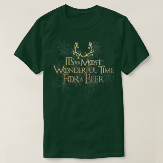 Geweldige tijd voor een bier t-shirt (Design voorkant)