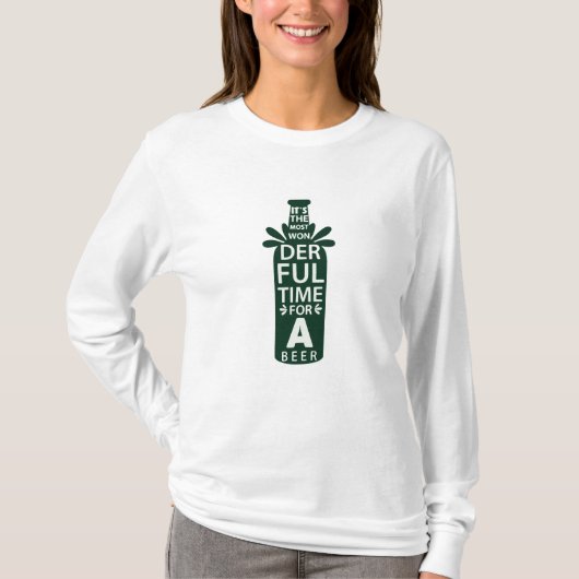 Geweldige tijd voor een bier t-shirt (Voorkant)