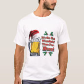 Geweldige tijd voor een bier t-shirt (Voorkant)
