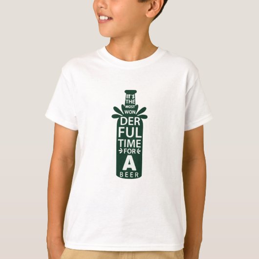 Geweldige tijd voor een bier t-shirt (Voorkant)