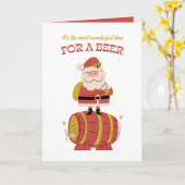 Geweldige tijd voor een feestelijke kerstkaart voo kaart