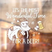 Geweldige tijd voor het klaren van een biermerk raamsticker (Vel 2)