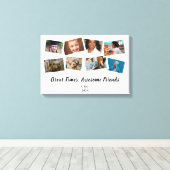 Geweldige tijden, Geweldige vrienden Canvas Afdruk (Insitu (Houten vloer))