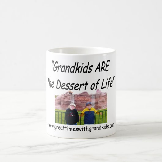 Geweldige tijden met kleinkinderen koffiemok (Center)