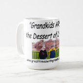 Geweldige tijden met Mok voor kleinkinderen (Voorkant links)