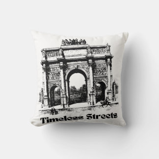 Geweldige tijdloze straten tas voor jou kussen
