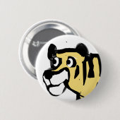 Geweldige Tijger Ronde Button 5,7 Cm (Voorkant /achterkant)