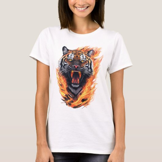 Geweldige tijger t-shirt (Voorkant)