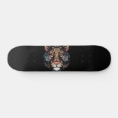 Geweldige tijgerkop persoonlijk skateboard (Horizontaal)