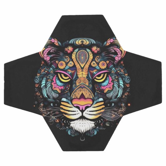 Geweldige tijgerkop voetbal (Enkel)