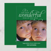 Geweldige Time Holiday-fotokaarten Feestdagenkaart (Voorkant / Achterkant)