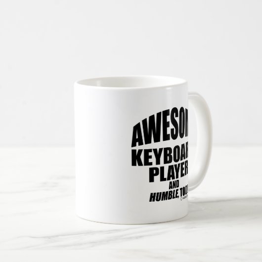 Geweldige toetsenbordspeler koffiemok (Voorkant rechts)