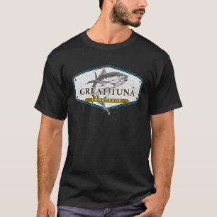 Geweldige Tonijn Bezwinger Vissersstok Zee Vis Oce T-shirt