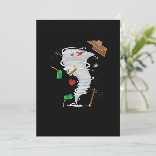 Geweldige tornado- en Storm-achtervolging Kaart (Staand voorkant)