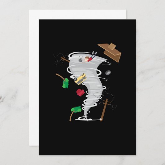 Geweldige tornado- en Storm-achtervolging Kaart (Voorkant / Achterkant)