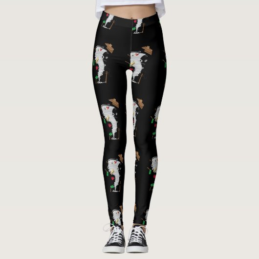 Geweldige tornado- en Storm-achtervolging Leggings (Voorkant)
