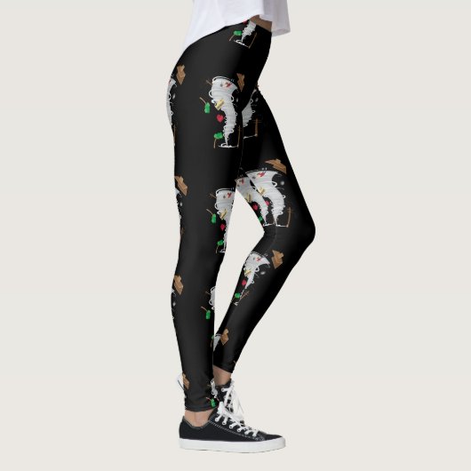 Geweldige tornado- en Storm-achtervolging Leggings (Rechts)