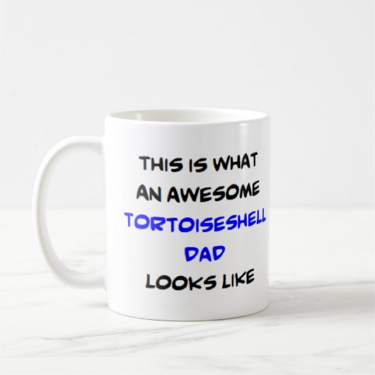 geweldige tortoiseshel koffiemok (Links)