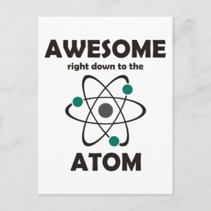 Geweldige tot aan de Atom Briefkaart