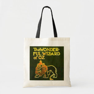 Geweldige Tovenaar van Oz Cowarly Lion Book Bag Tote Bag