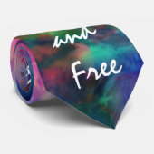 Geweldige trendbandkleurige kleurstof jonge wild e stropdas (Opgerold)