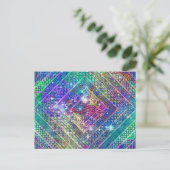 Geweldige trendy aztec geometrische diamantvormen briefkaart (Staand voorkant)