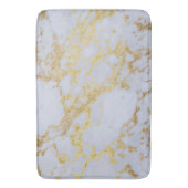 Geweldige trendy modern faux goudglitter marmer badmat (Voorkant Verticaal)
