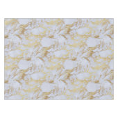 Geweldige trendy modern faux goudglitter marmer tafelkleed (Voorkant (Horizontaal))