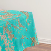 Geweldige trendy modern faux goudglitter marmer tafelkleed (Voorbeeld)