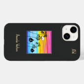 Geweldige Tropische Zonsondergang Zeilende Mok Case-Mate iPhone Case (Achterkant (horizontaal))