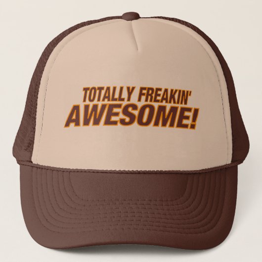 GEWELDIGE TRUCKER HAT VAN TOTAAL FREAKIN TRUCKER PET (Voorkant)
