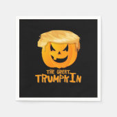 Geweldige Trumpkin Grappig Halloween Servet (Voorkant)